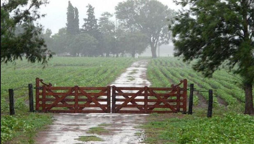 Lluvias en la zona de Rojas