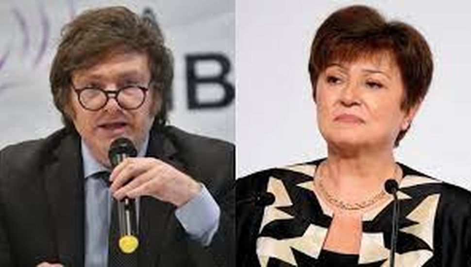 Milei dialogó con Kristalina Georgieva