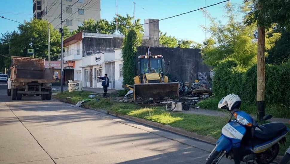 Intervención del área de Contralor Urbano en un inmueble de Pergamino