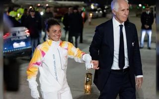La llama olímpica llegó a Roma