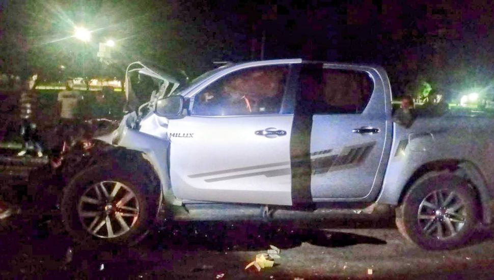 Pergamino: violento choque en la Ruta 8 con un herido grave