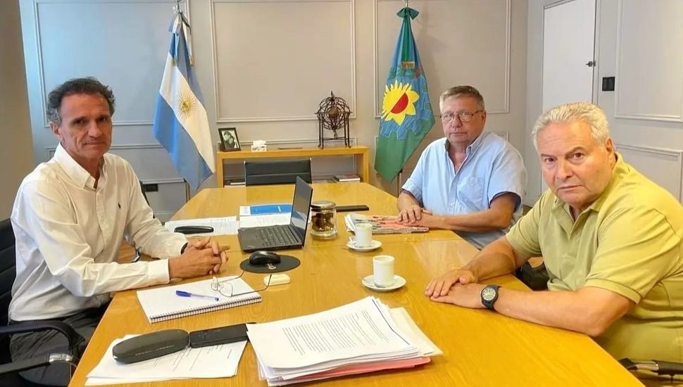 Katopodis y Alessandro se reunieron en La Plata y hablaron de obras para Salto