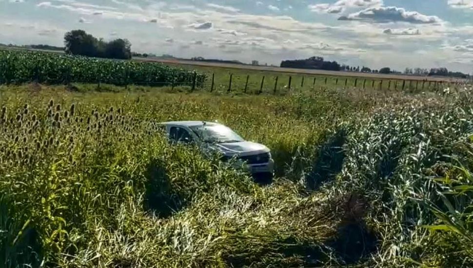 Despiste y vuelco en la Autopista 8