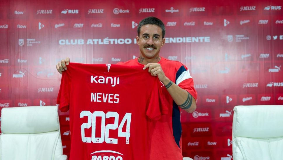 Independiente presentó al uruguayo Gabriel Neves