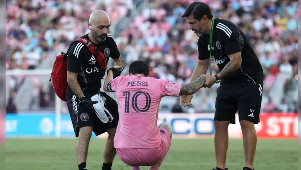Preocupación por la lesión de Messi