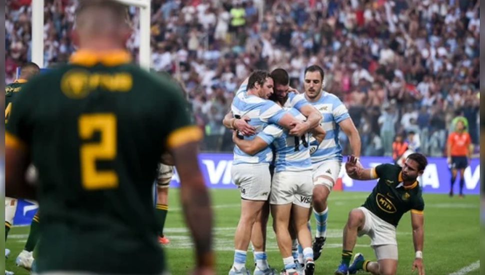 Enorme triunfo de Los Pumas ante Sudáfrica