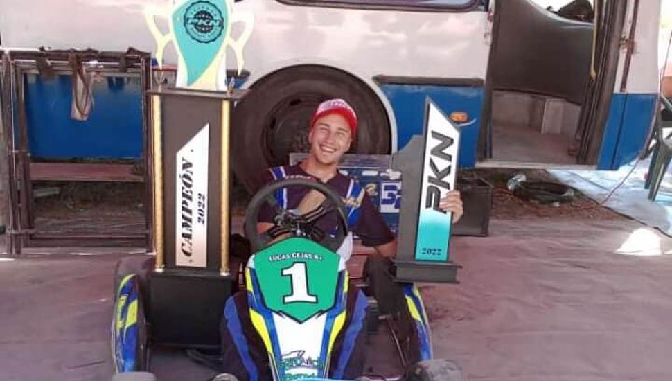 Lucas Cejas se coronó campeón en la categoría 150 Juniors