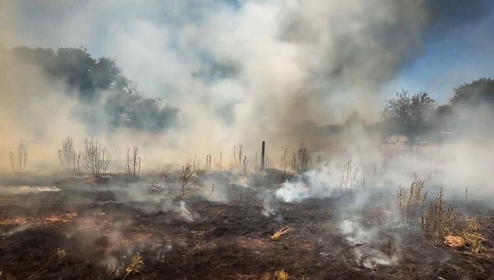 Los Bomberos de Pergamino continúan con un arduo trabajo por los incendios de terrenos y pastizales