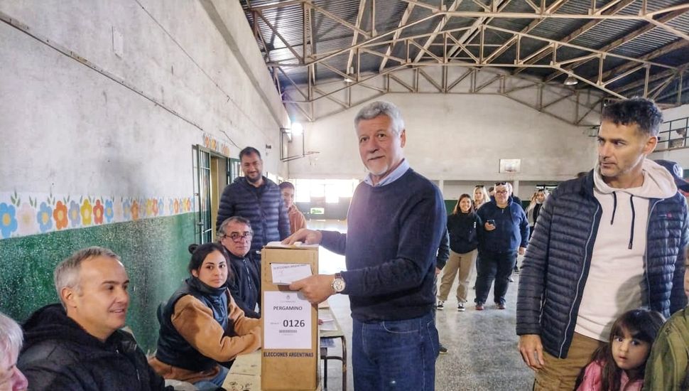 Masagué votó e hizo referencia a su primera participación electoral