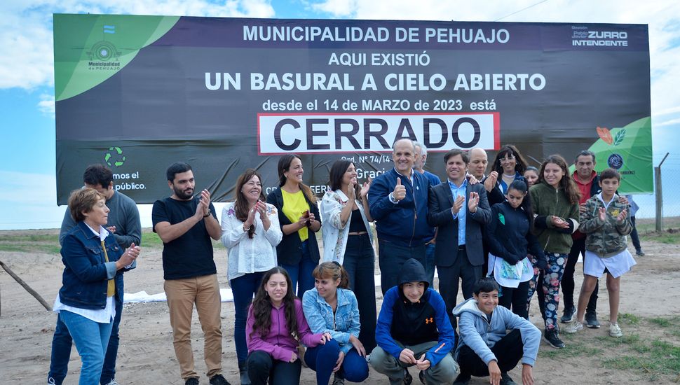 Kicillof puso en marcha del Complejo Ambiental Municipal de Pehuajó