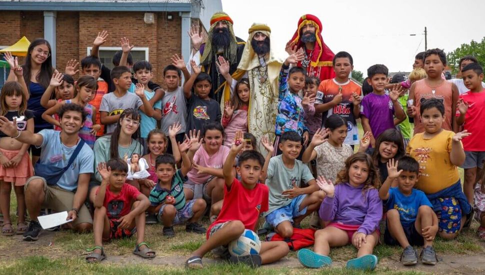 Los Reyes Magos visitaron los Centros de Desarrollo Comunitario de Pergamino