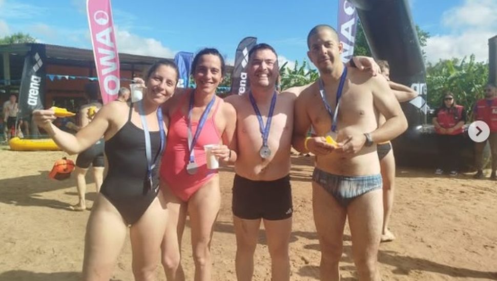 Gran desempeño de nadadores del Club Alianza en San Pedro