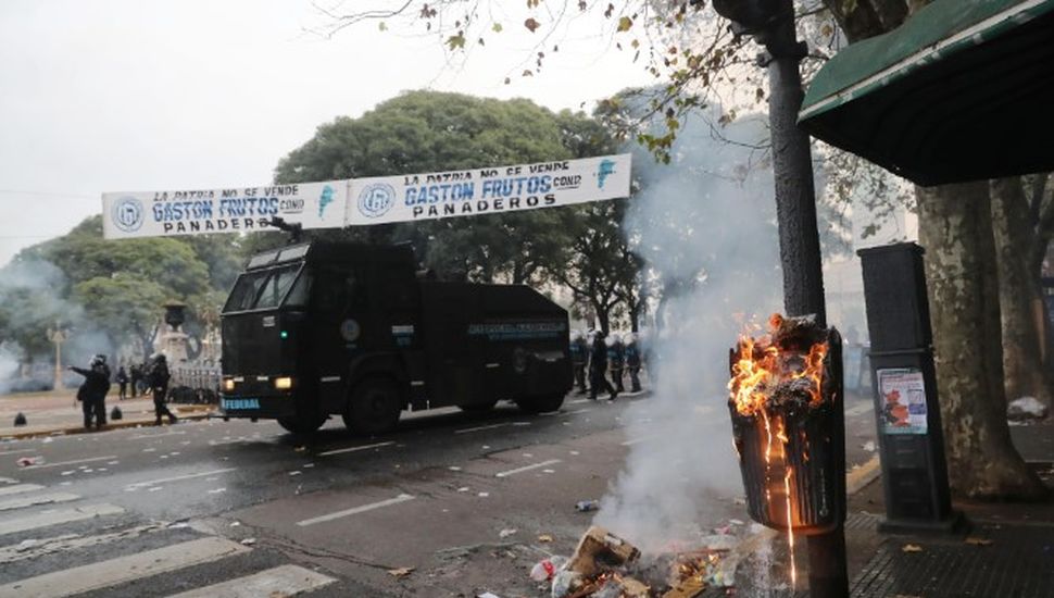 Pidieron preventiva para los detenidos por destrozos frente al Congreso