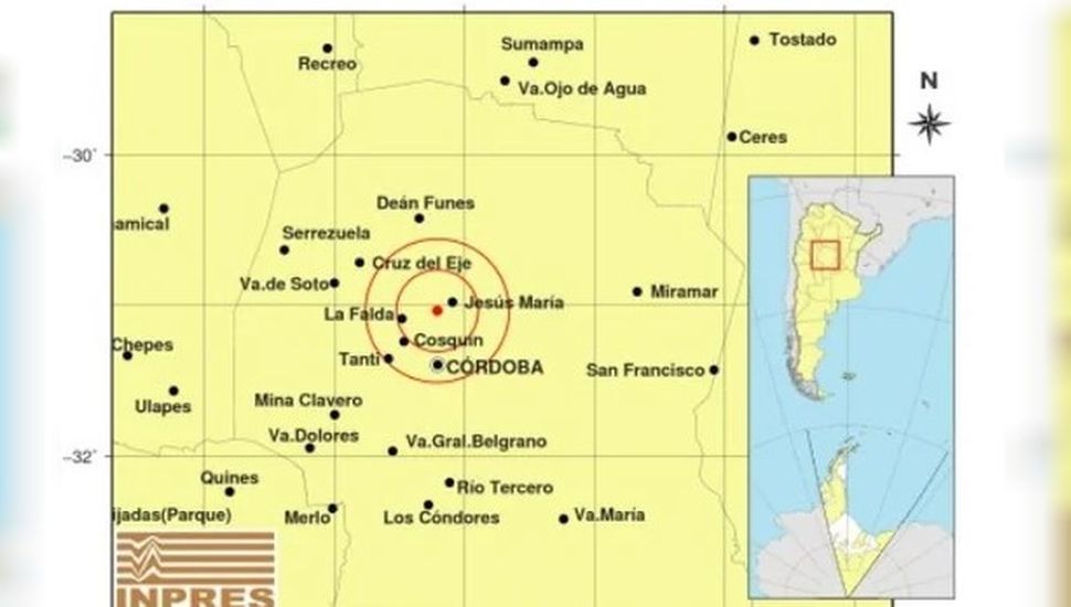 Córdoba: un fuerte sismo afectó a varias ciudades