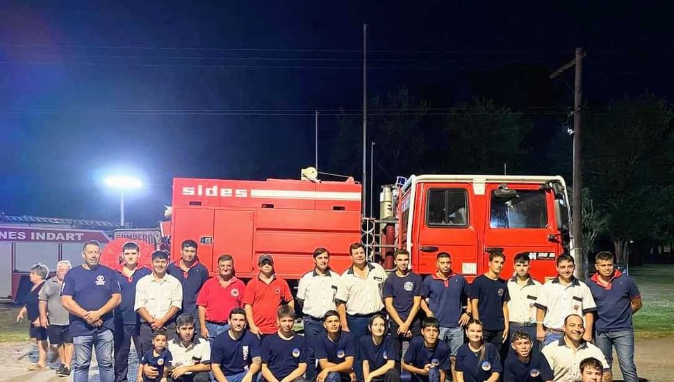 Los bomberos de Inés Indart tienen una nueva unidad