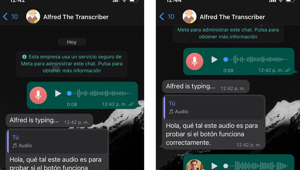 Cómo transcribir audio a texto en WhatsApp