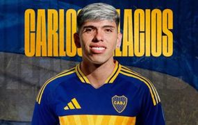 El chileno Carlos Palacios comenzó a entrenar en Boca