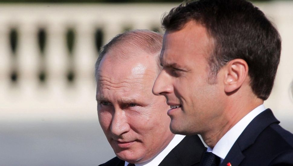 Macron llamó por teléfono a Vladímir Putin y conversaron después de más de dos años