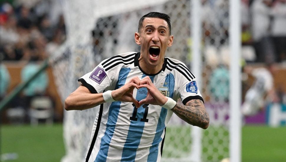 Di María y un guiñó al fútbol argentino