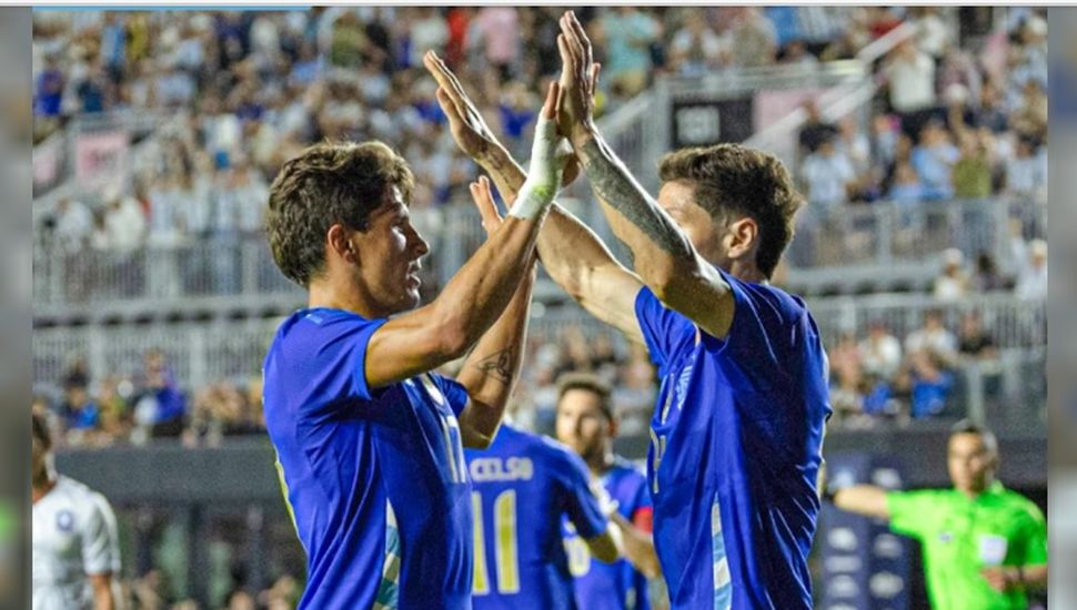 Argentina goleó a Puerto Rico