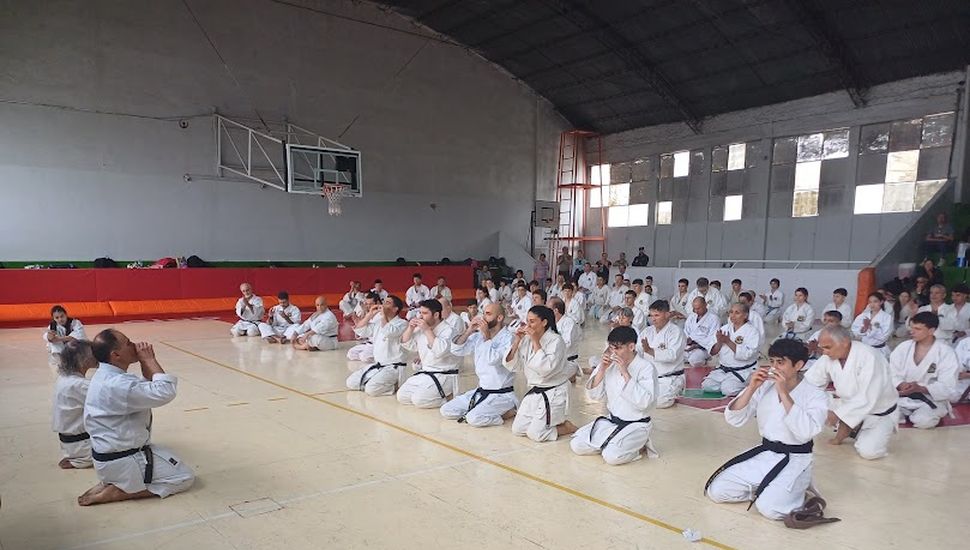 Pergamino fue sede de un seminario internacional de karate