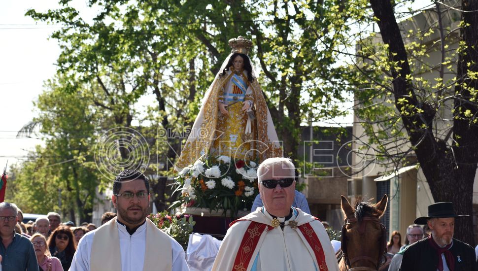 Cientos de fieles de Pergamino mostraron su devoción por la Virgen de la Merced