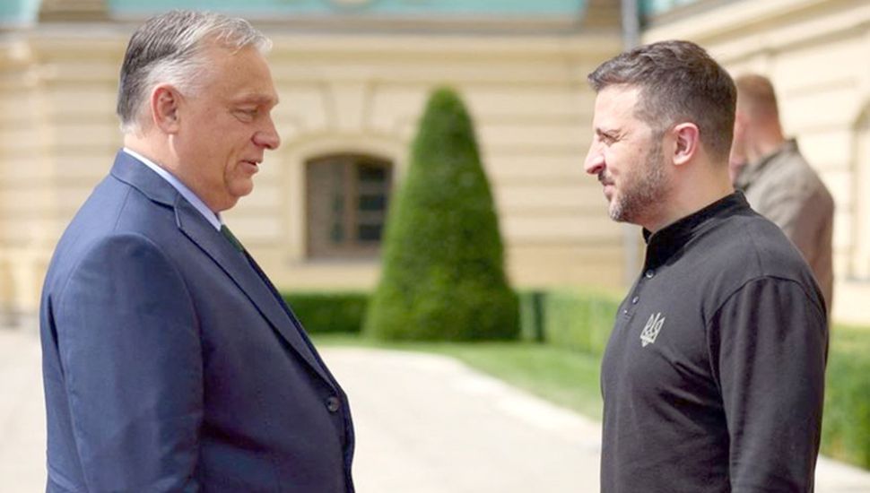 Zelenski recibió una inusual visita de un aliado de Putin