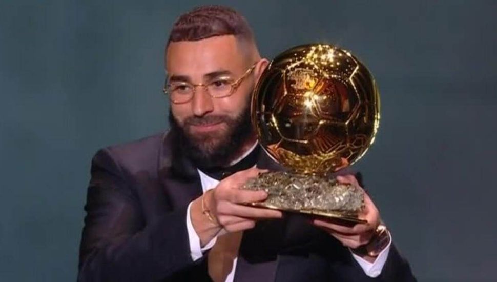 Benzema ganó el Balón de Oro y es el mejor futbolista del planeta