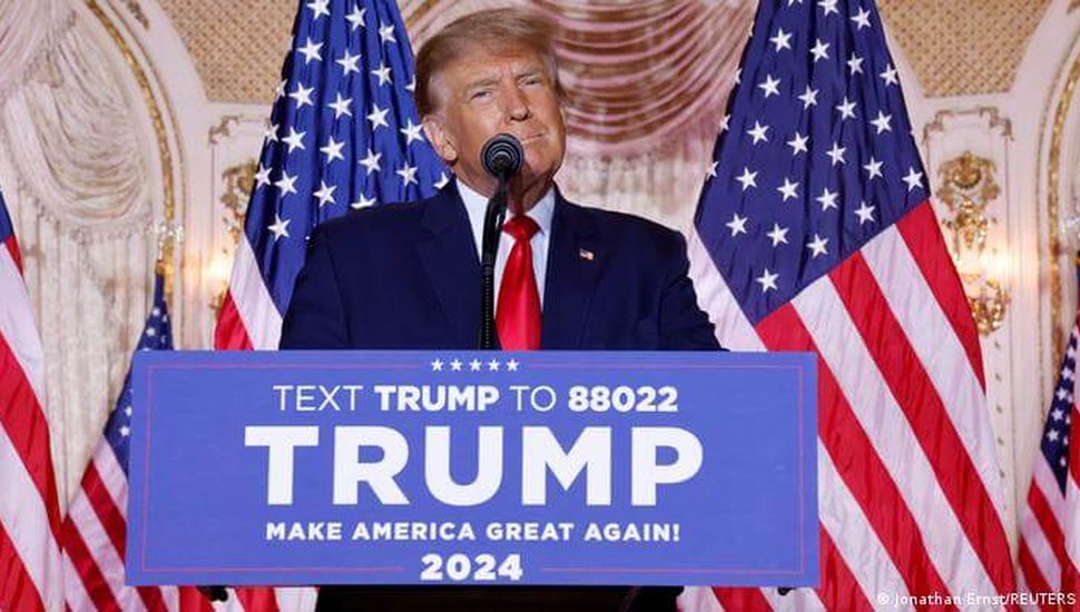 Trump anunció que se postulará en las elecciones del 2024