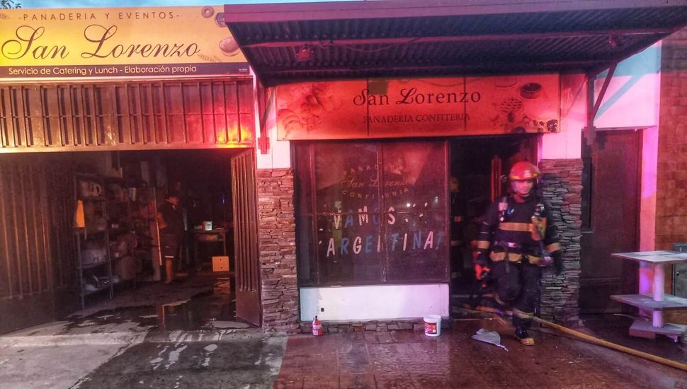 Un incendio provocó pérdidas totales en una panadería