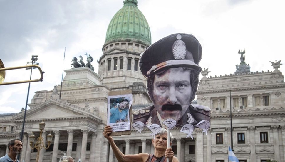 Nueva de jubilados marcha en el Congreso