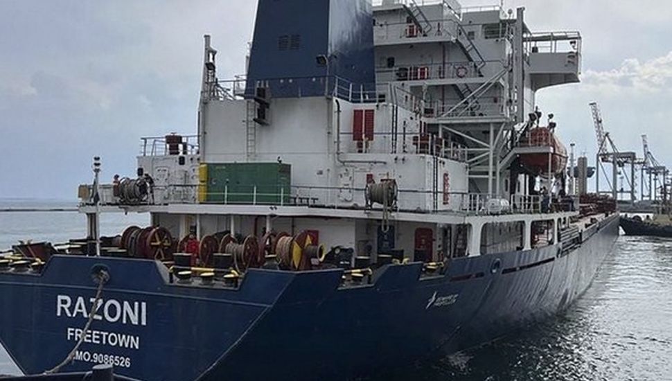 Tras acuerdo con Rusia, partió el primer barco ucraniano con cereales