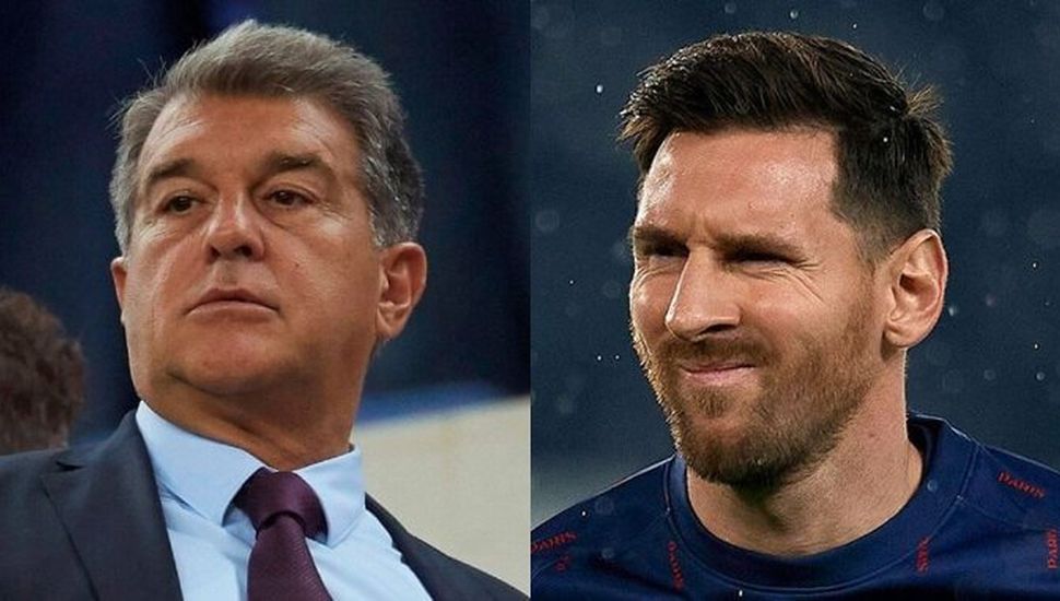 Joan Laporta: "Me siento en deuda con Messi"