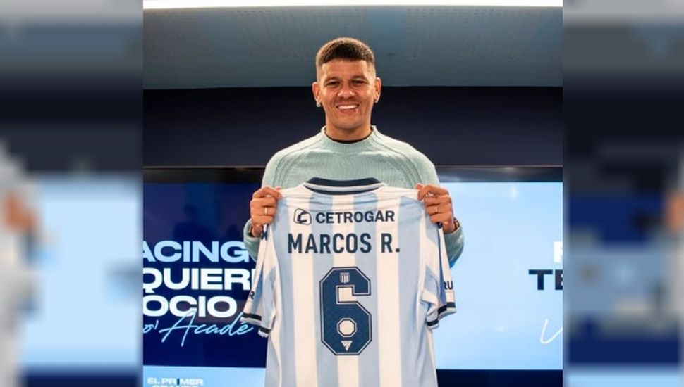 Marcos Rojo está disponible para el choque entre Racing y Peñarol