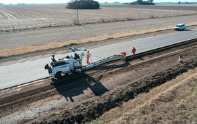 Avanzan los trabajos de repavimentación de la Ruta Provincial Nº 31