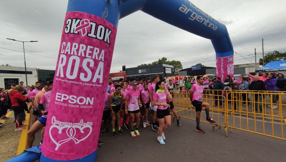 La "Maratón Rosa" en fotos