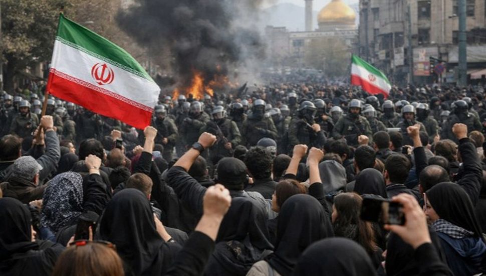 Marchas contra el régimen de Irán