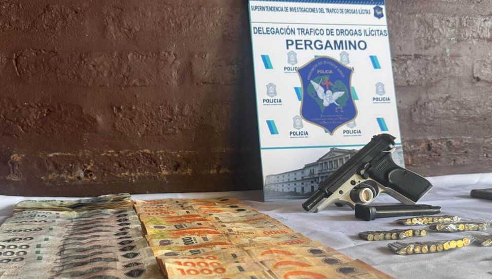 Se realizaron tres allanamientos en Pergamino por venta de droga al menudeo