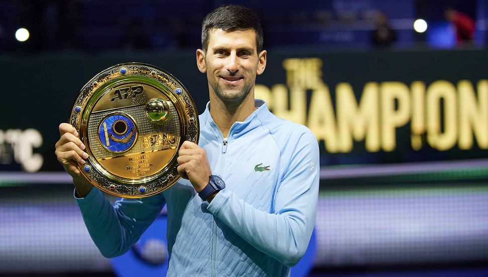 Imparable: Novak Djokovic alcanzó 90 títulos en su carrera profesional