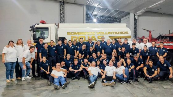 Los Bomberos Voluntarios de Rojas festejaron 68 años de servicio