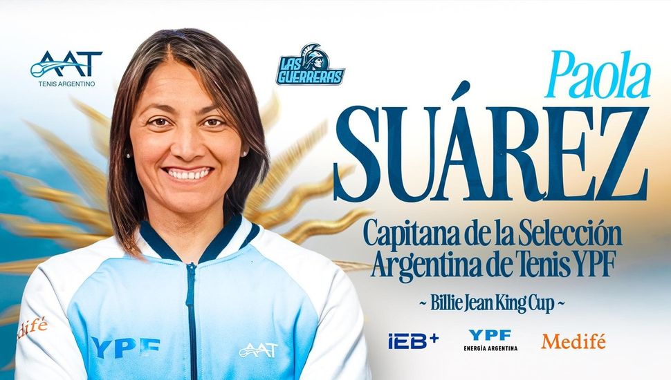 Paola Suárez es la nueva capitana argentina de Billie Jean King Cup