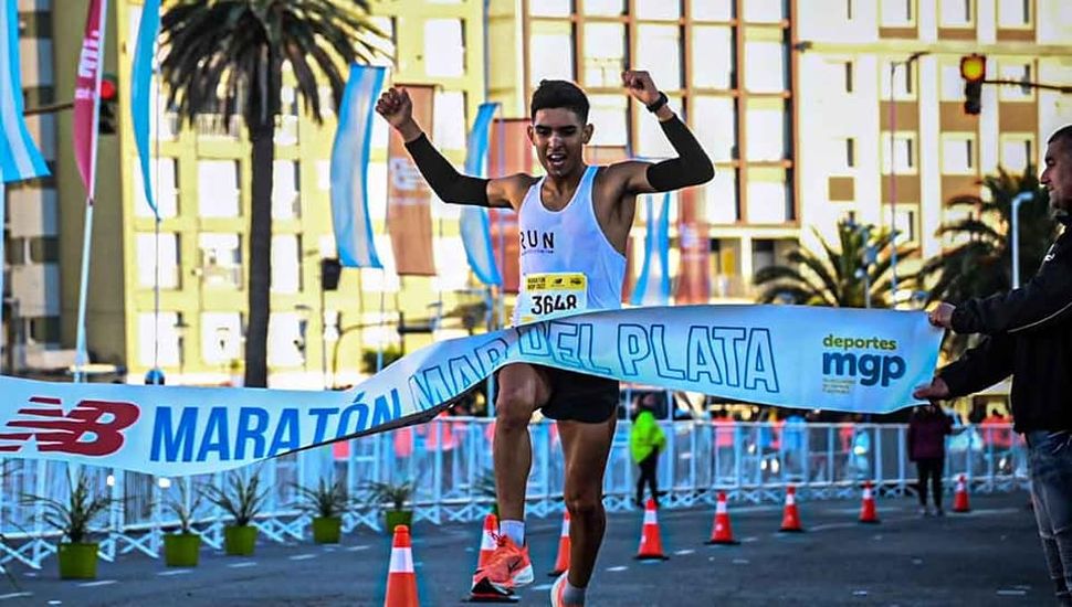 Joven de Salto ganó la media maratón de Mar del Plata