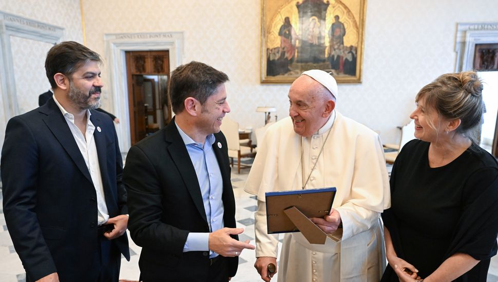 El Papa Francisco recibió a Axel Kicillof