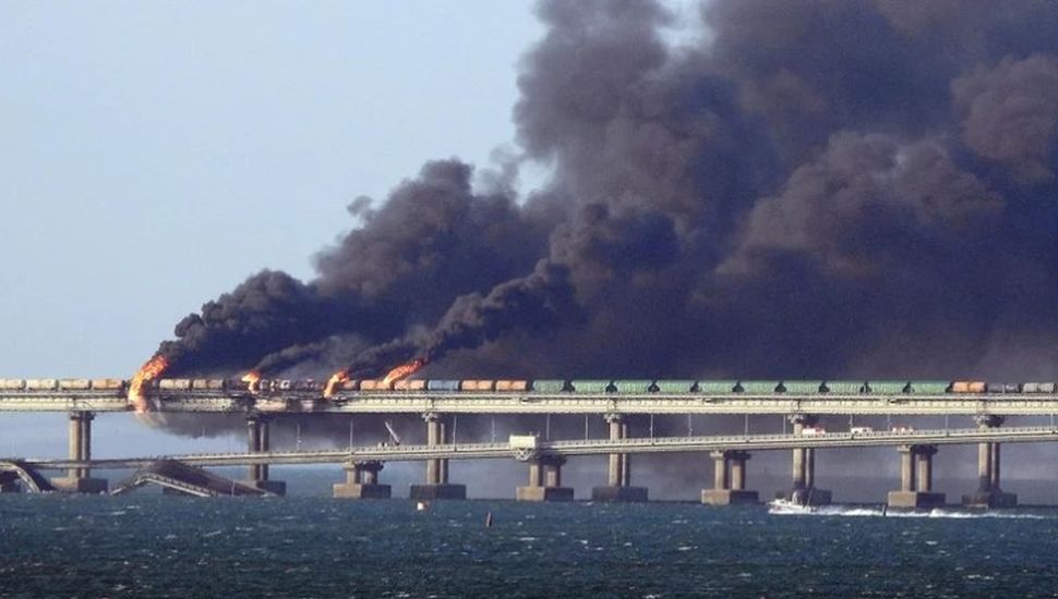 Rusia arrestó a ocho personas por la explosión en el puente de Crimea