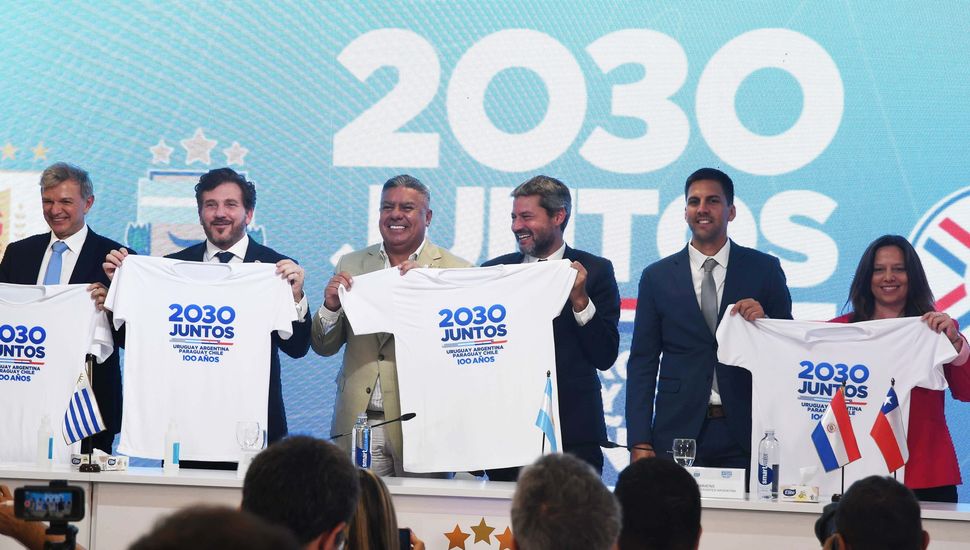 Argentina, Uruguay, Paraguay y Chile lanzaron la candidatura para el Mundial 2030