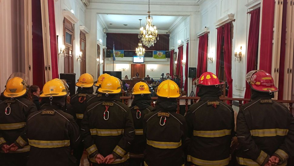 Los bomberos serán recibidos por los concejales para tratar la ordenanza de financiamiento