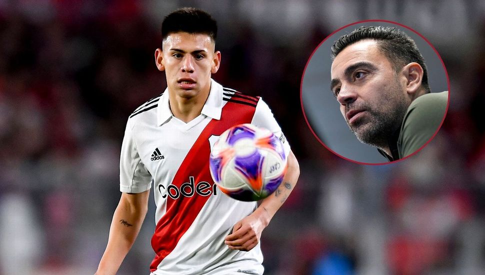 El elogio de Xavi al "Diablito" Echeverri