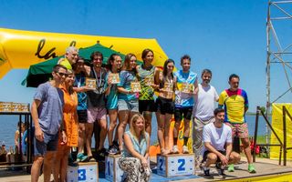 Más de 190 atletas participaron del acuatlón y triatlón en Junín