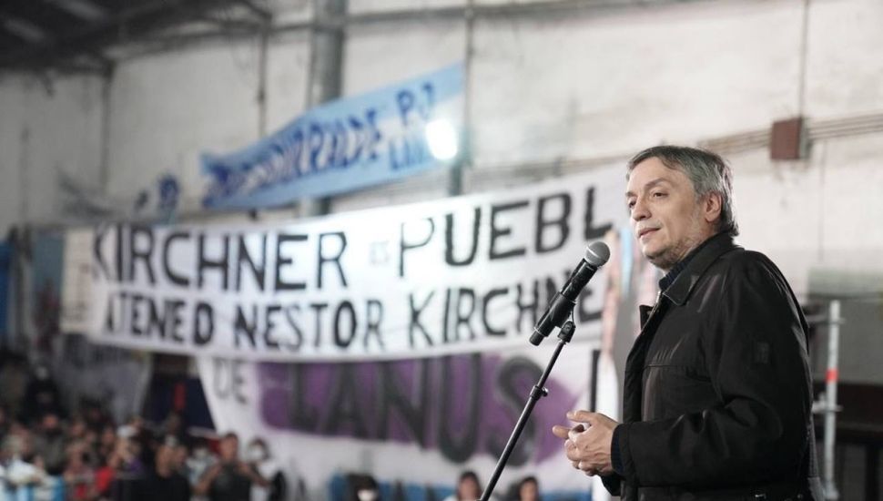 Máximo Kirchner cargó contra el presidente y el ministro Guzmán