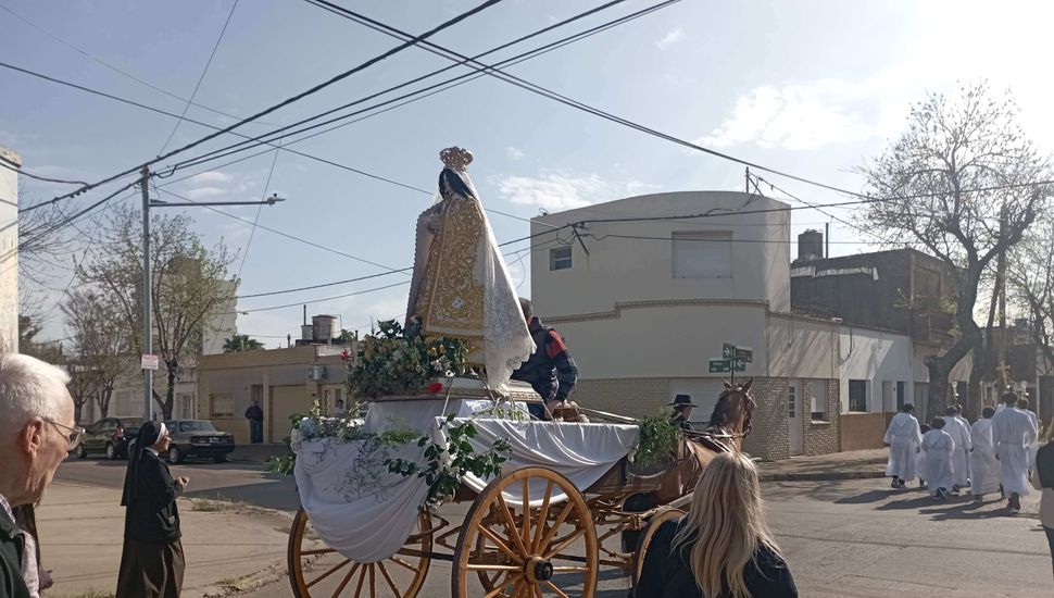 Todo listo para la celebración de la fiesta patronal de Pergamino